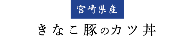 きなこ豚のカツとじ